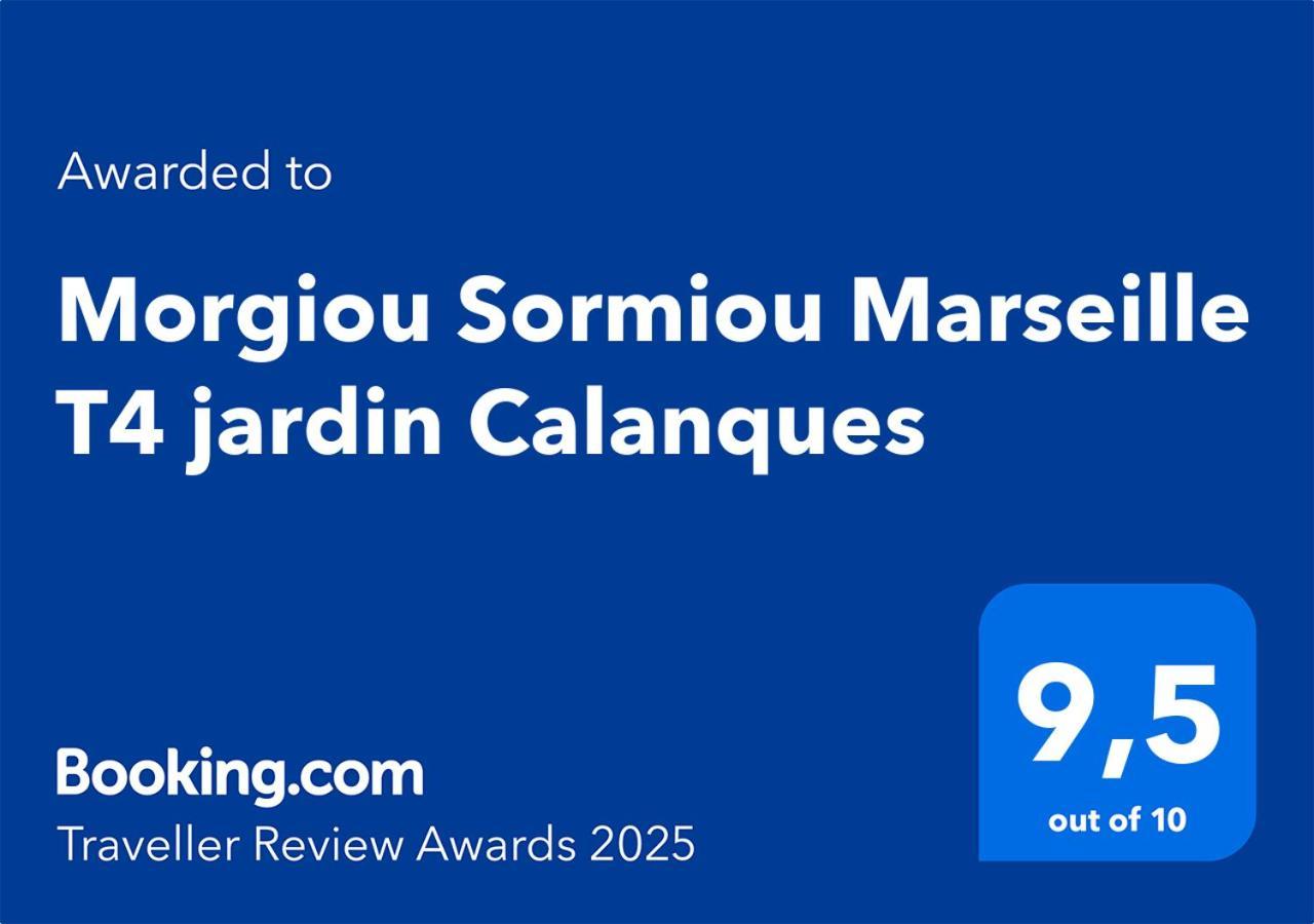 Morgiou Sormiou T4 Climatise Familial - 3 - Terrasse Bois - Jardin Privatif - Calanques A Pied - Plages & Velodrome A 10 Min - Ideal Familles & Randonneurs & Grimpeurs - Escalade A 5 Min - Sud Appartement